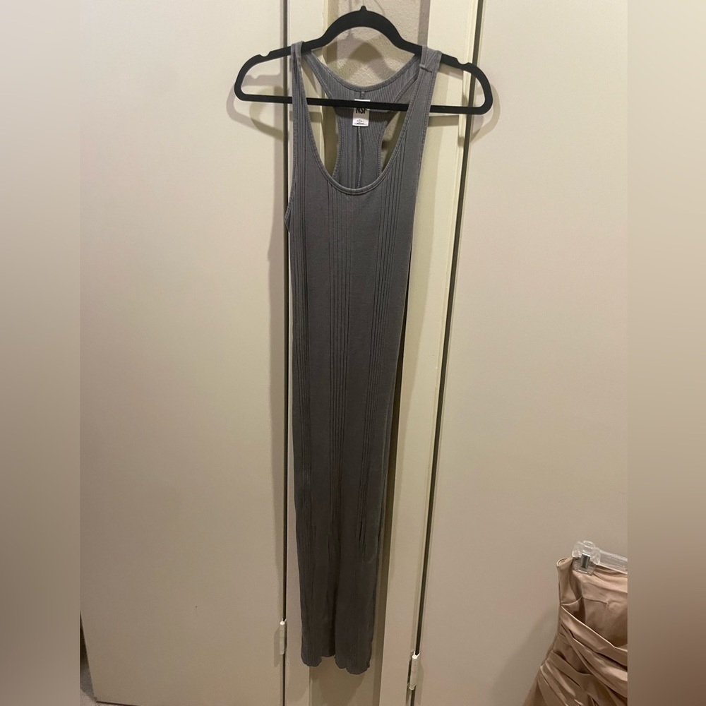 NSF Grey Maxi Dress. Size S. Never worn! Beautiful, but doesn’t fit me!